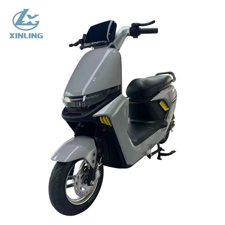 Electric Moped Motorcycle For Adults-Grey